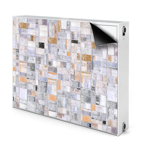 Radiátor mágnes dekoráció Színes csempék