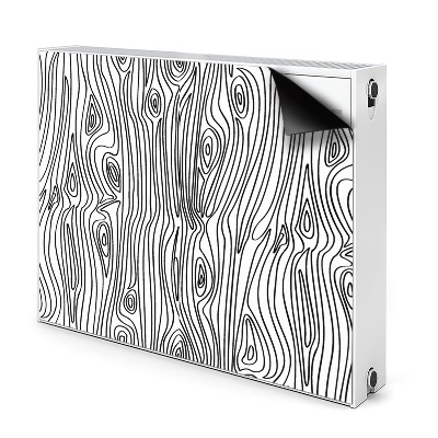 Radiátor mágnes dekoráció Fa utánzat