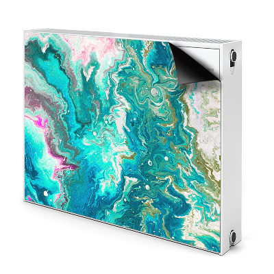 Radiátor mágnes Zöld absztrakció