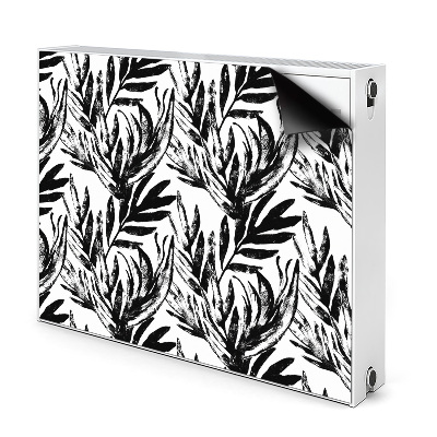 Mágneses radiátor dekoráció Fekete monstera