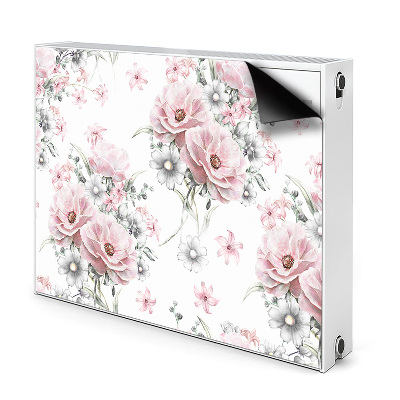 Mágneses fűtőtest burkolat Virágok