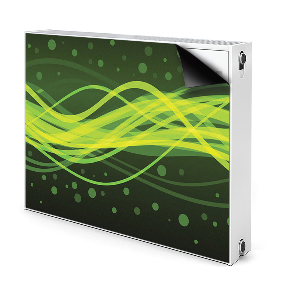 Radiátor mágnes Zöld csíkok