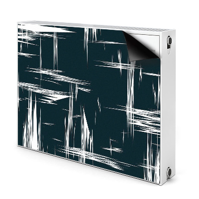 Radiátor mágnes dekoráció Fehér karcolások