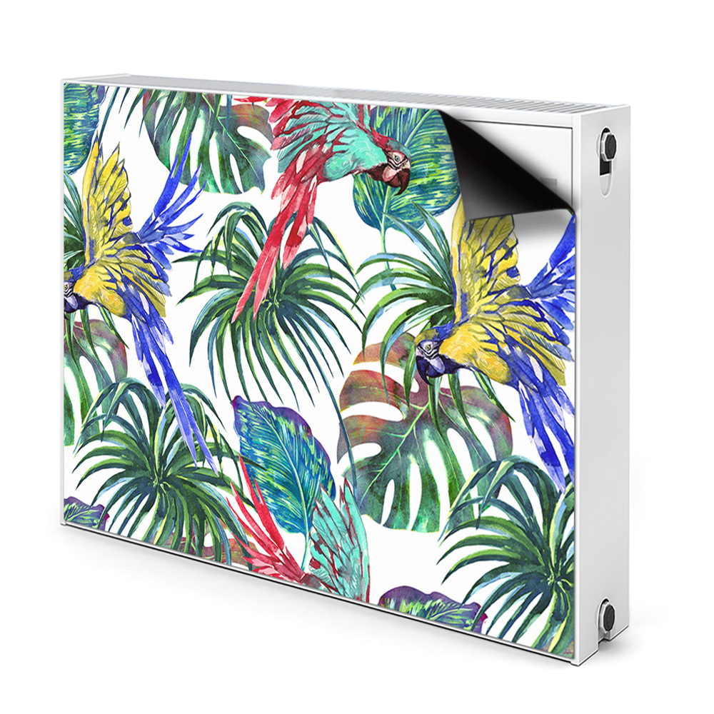 Mágneses radiátor takaró Papagájok