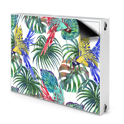 Mágneses radiátor takaró Papagájok