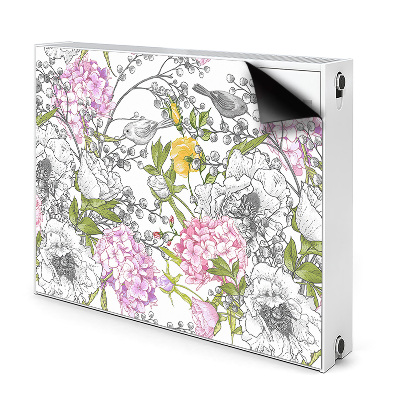 Mágneses radiátor dekoráció Madarak