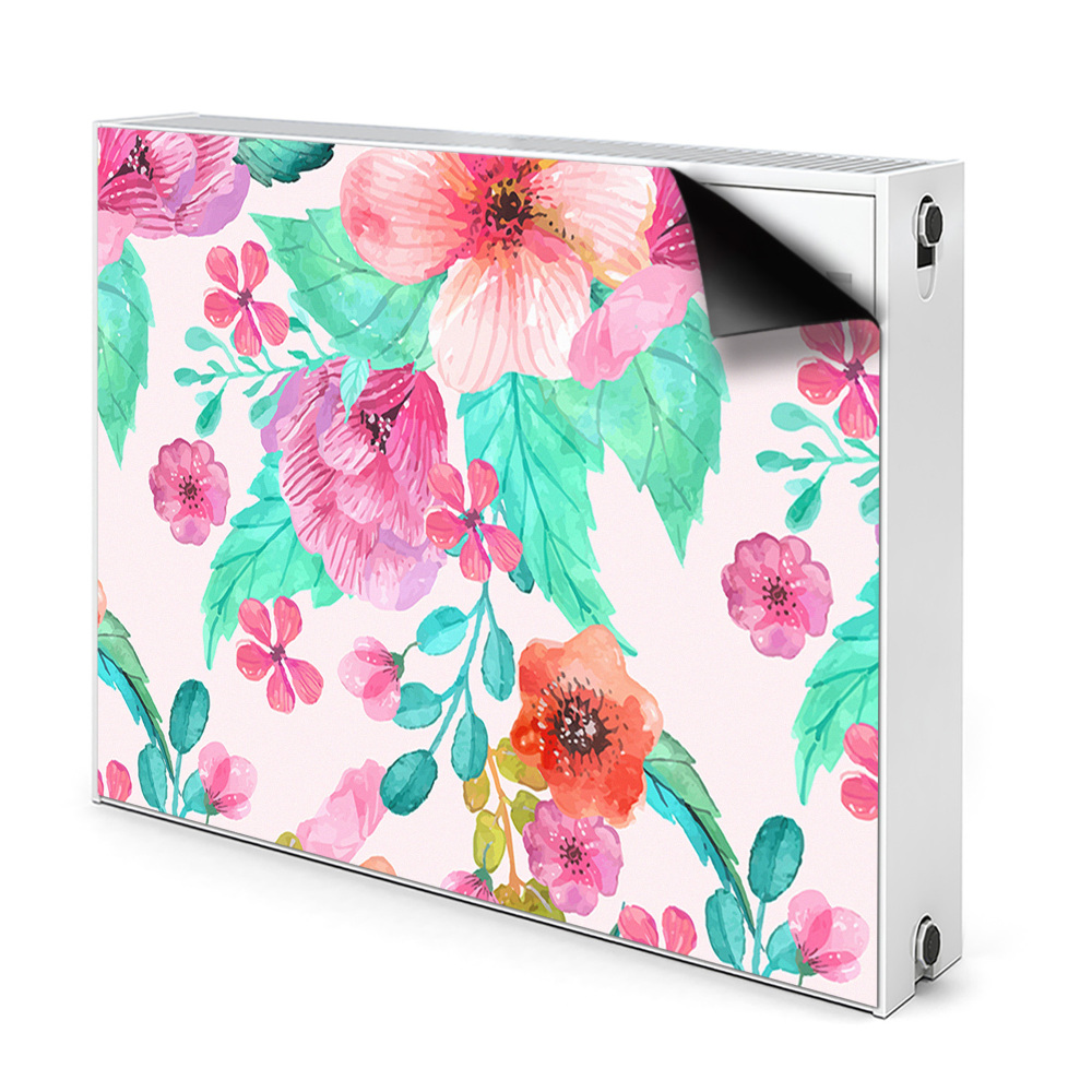 Mágneses radiátor dekoráció Gyönyörű növényvilág