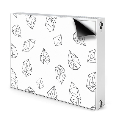 Mágneses radiátor dekoráció Térbeli blokkok