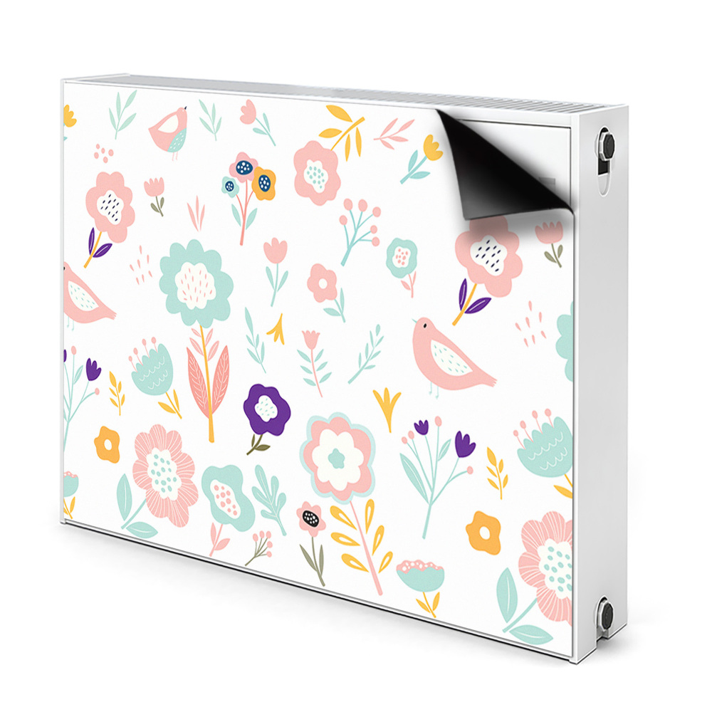 Radiátor mágnes dekoráció Festett verebek