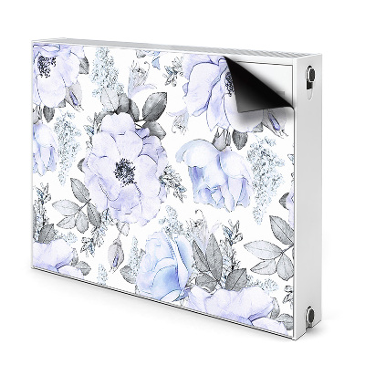 Mágneses fűtőtest burkolat Kék rózsák