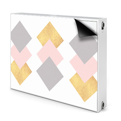 Mágneses radiátor dekoráció Színes rombuszok