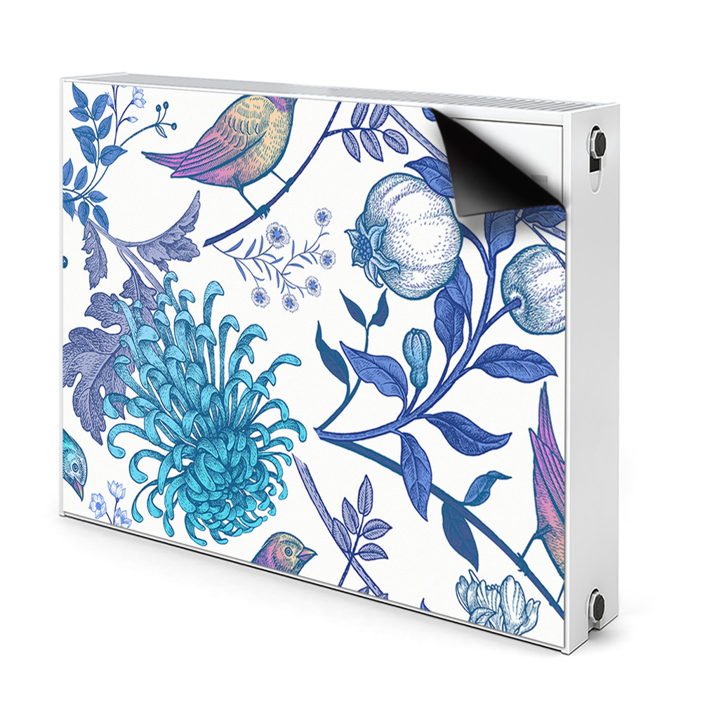 Mágneses fűtőtest burkolat Tavaszi madarak