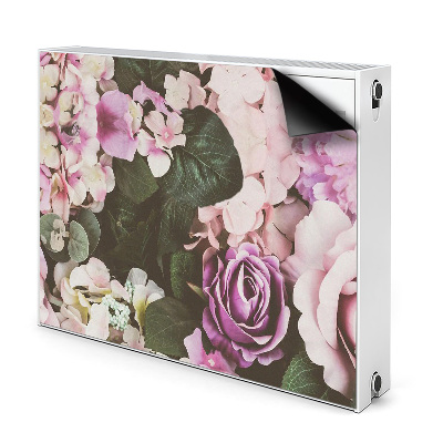 Mágneses fűtőtest burkolat Barokk virágok