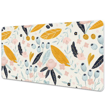 Iróasztal alátét Virágok pasztell színben