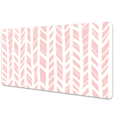 Iróasztal alátét Fehér és rózsaszín halszálka