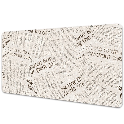 Iróasztal könyökalátét Régi újságok