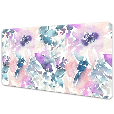 Iróasztal könyökalátét Rózsaszín és lila virágok