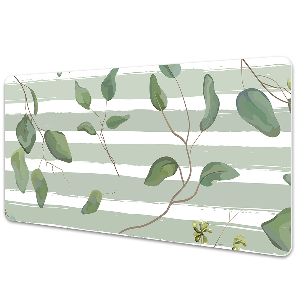 Iróasztal alátét Virágos csíkos minta