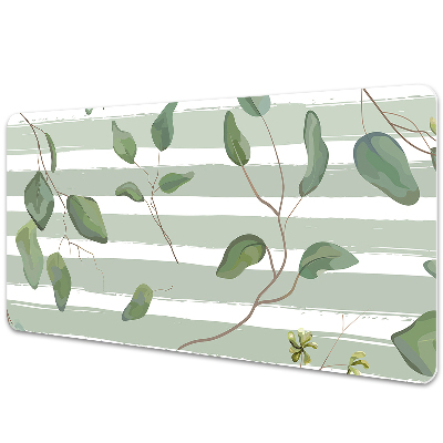 Iróasztal alátét Virágos csíkos minta