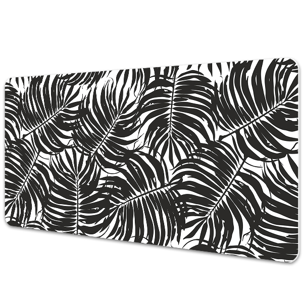 Iróasztal alátét Fekete vékony levelek