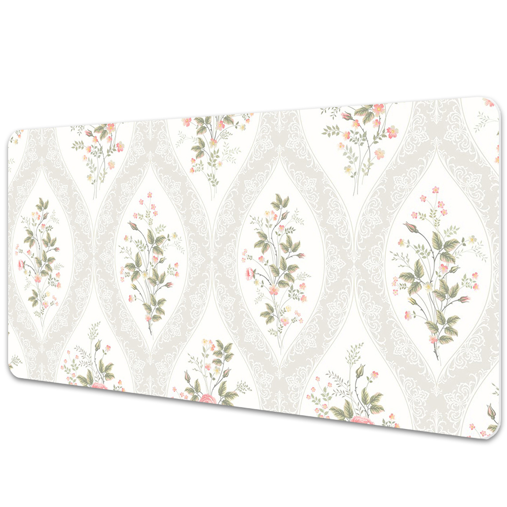 Iróasztal alátét Virágos tapéta