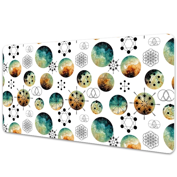 Iróasztal könyökalátét Galaxis az űrben