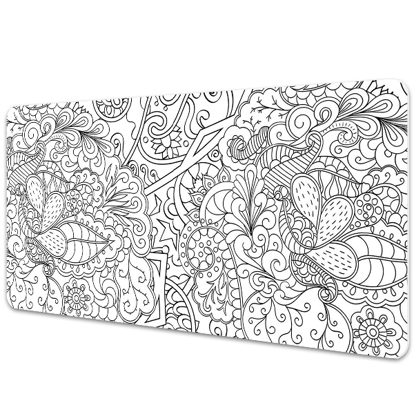 Iróasztal alátét Absztrakt növények