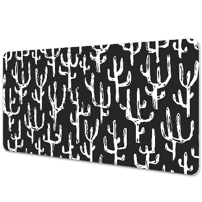 Iróasztal könyökalátét Kaktusz fehér