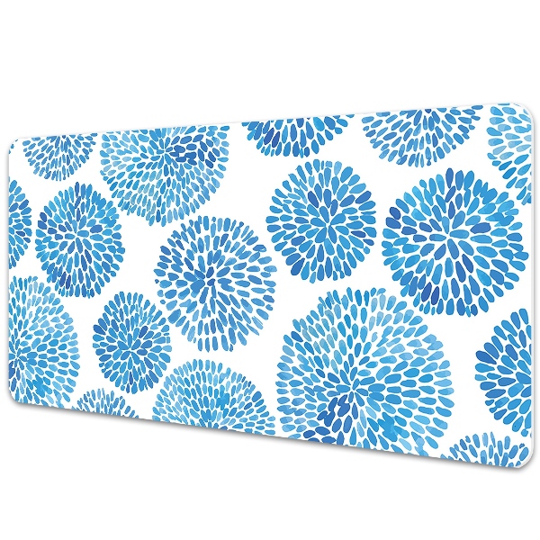 Iróasztal alátét Kék virág