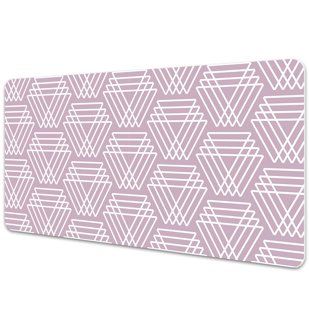 Könyökalátét Geometrikus rózsaszín háromszögek