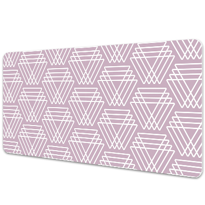 Könyökalátét Geometrikus rózsaszín háromszögek