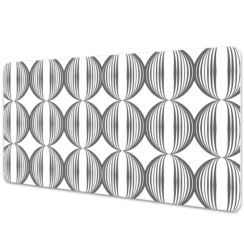 Iróasztal alátét Körök vintage minta