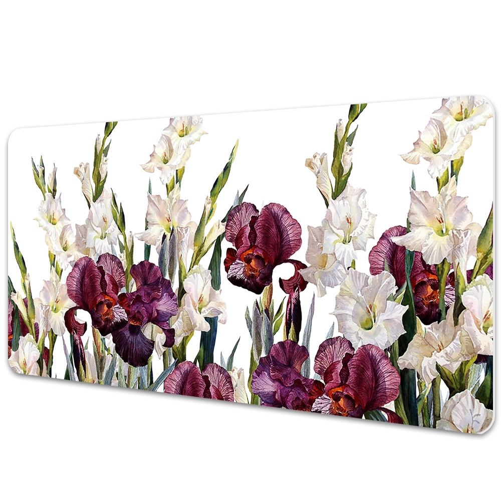 Irodai asztal alátét Lila orchideák