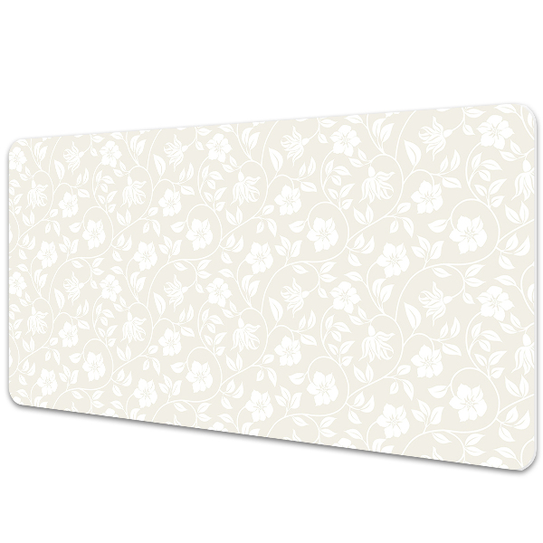 Iróasztal könyökalátét Virágok a tapétán