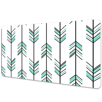 Iróasztal könyökalátét Nyilak geometriai minta