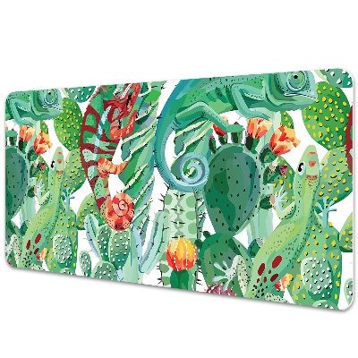 Iróasztal könyökalátét Színes kaméleonok