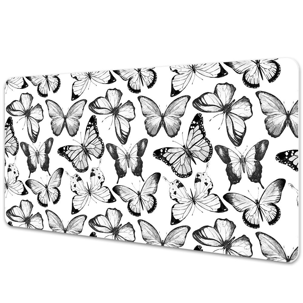 Iróasztal alátét Felvázolt pillangók