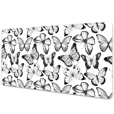 Iróasztal alátét Felvázolt pillangók