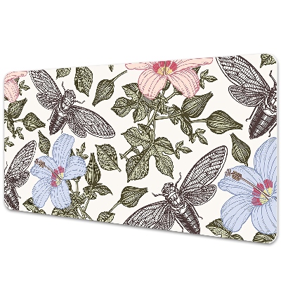 Irodai asztal alátét Pillangók a réten