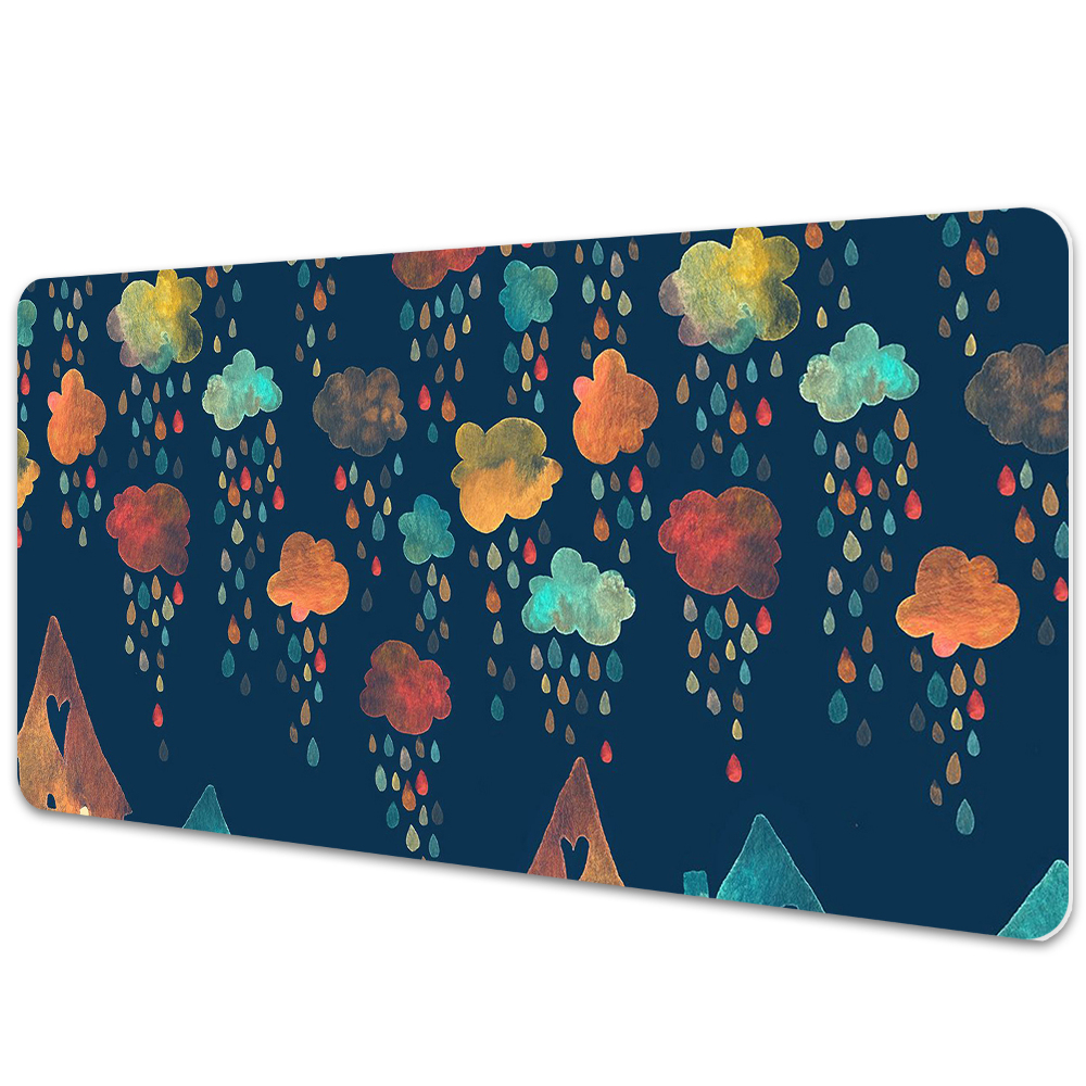 Iróasztal alátét Színes házak