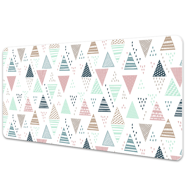 Irodai asztal alátét Rajzolt geometriai figurák