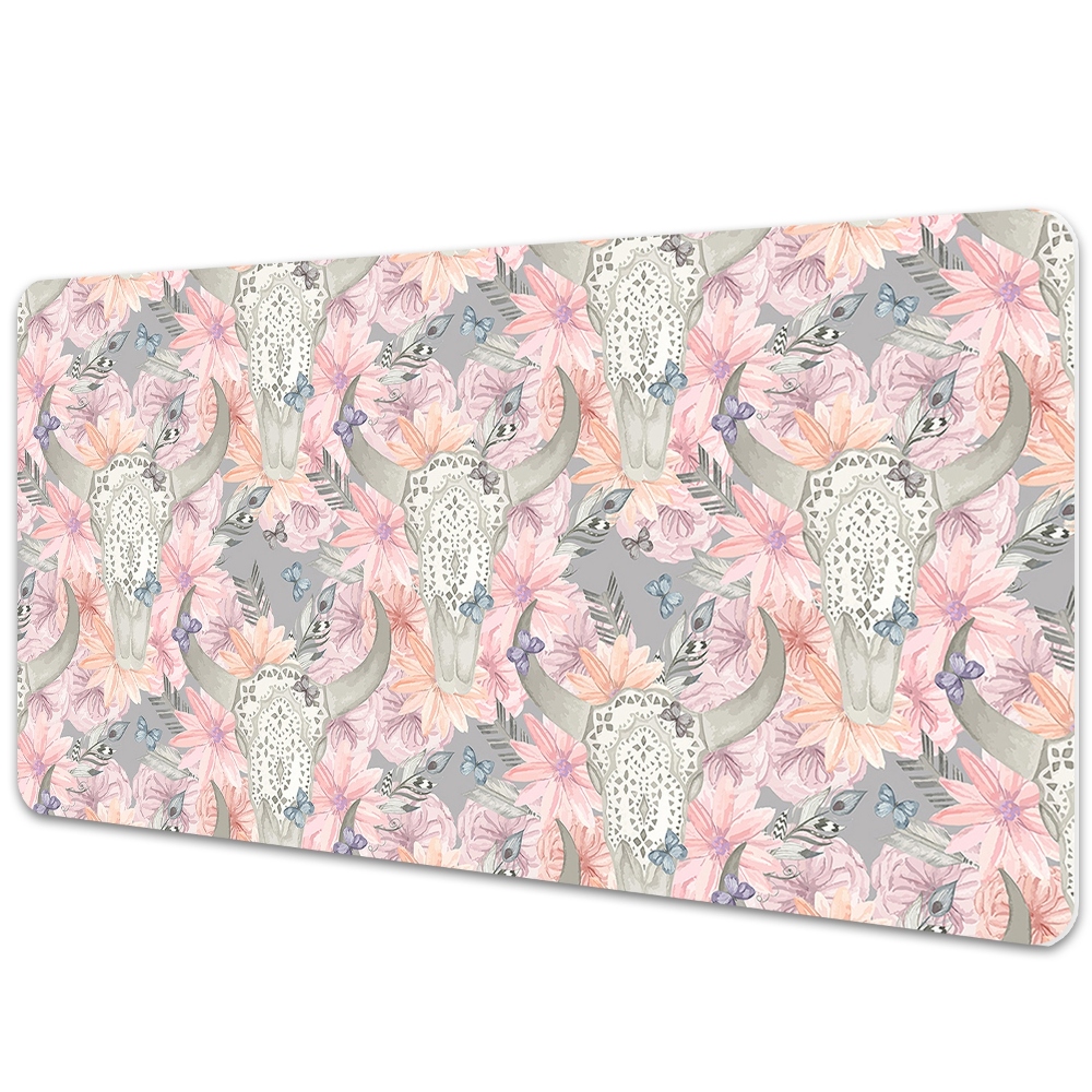 Irodai asztal alátét Vintage bikakoponyák