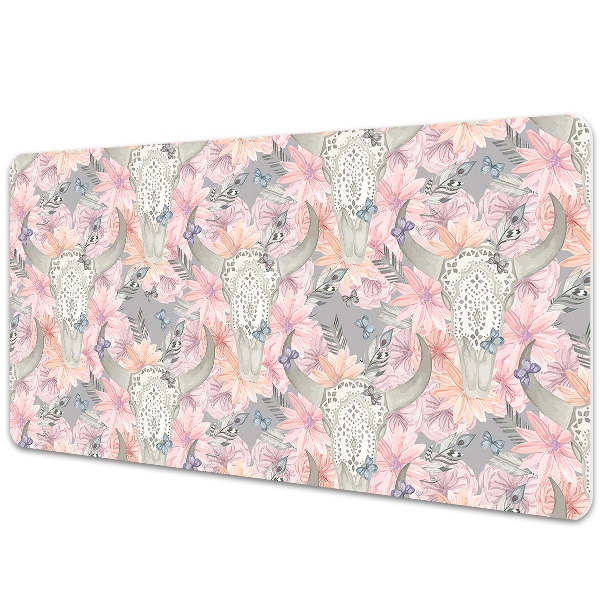 Irodai asztal alátét Vintage bikakoponyák