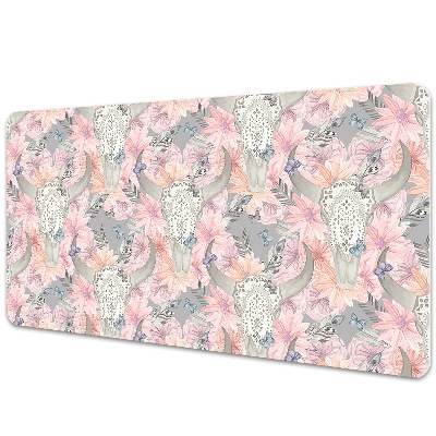 Irodai asztal alátét Vintage bikakoponyák