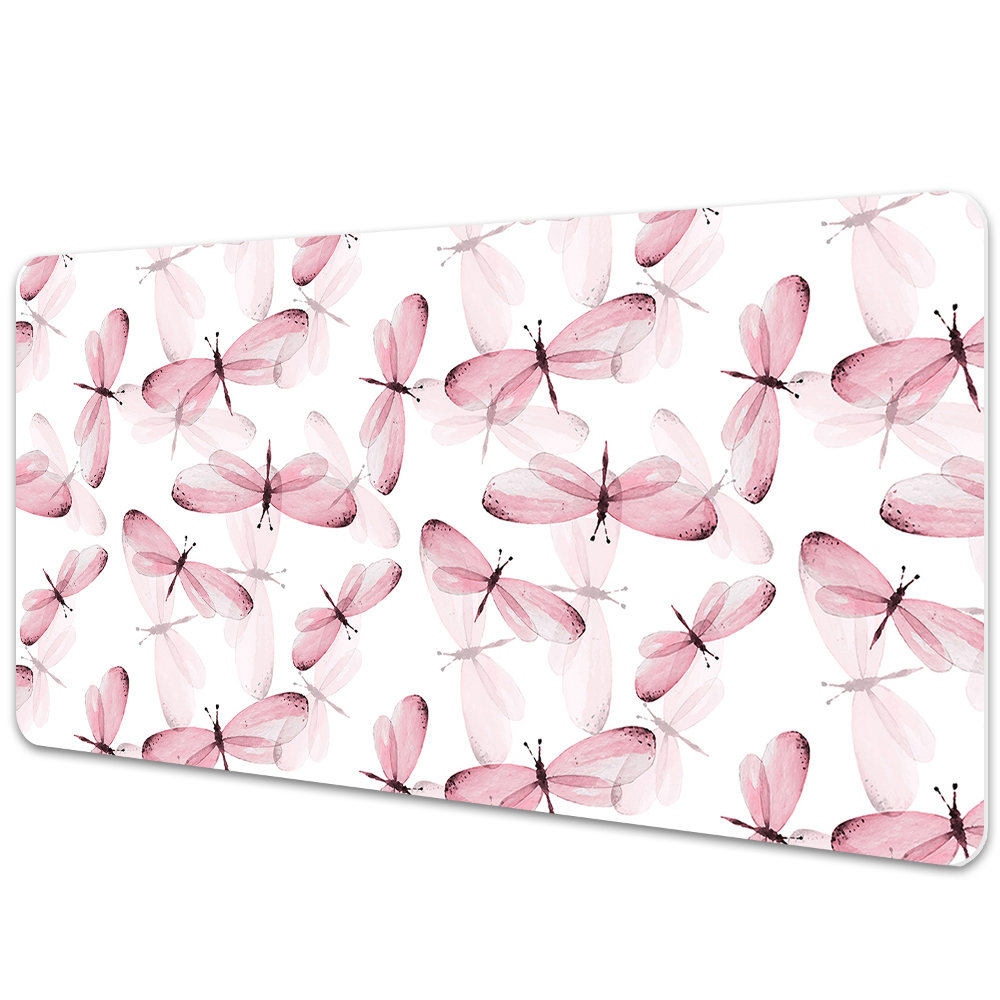 Iróasztal alátét Rózsaszín rovarok