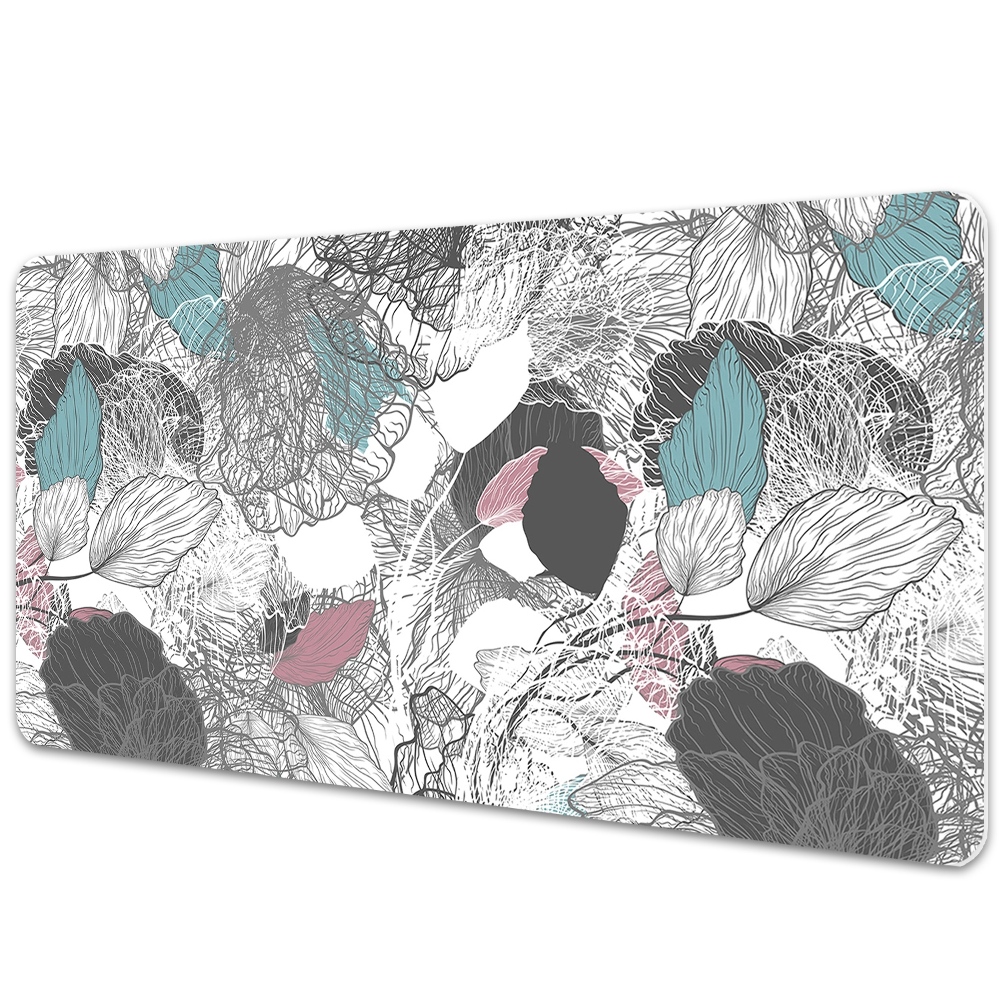 Iróasztal alátét Virágos minta