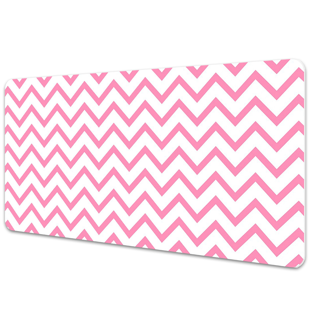 Iróasztal könyökalátét Rózsaszín geometriai cikkcakk