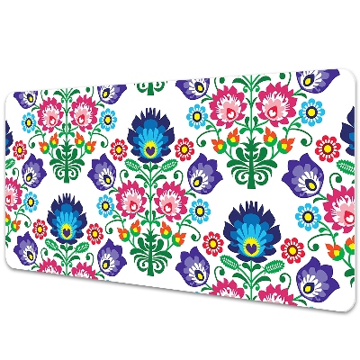 Iróasztal könyökalátét Népi stílusú virágok