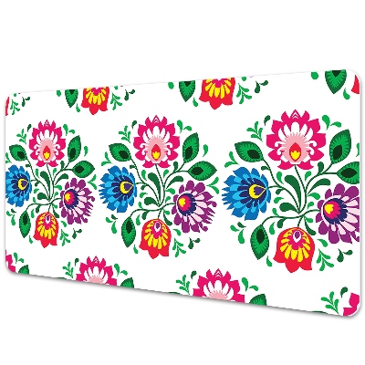 Irodai asztal alátét Népi virágok