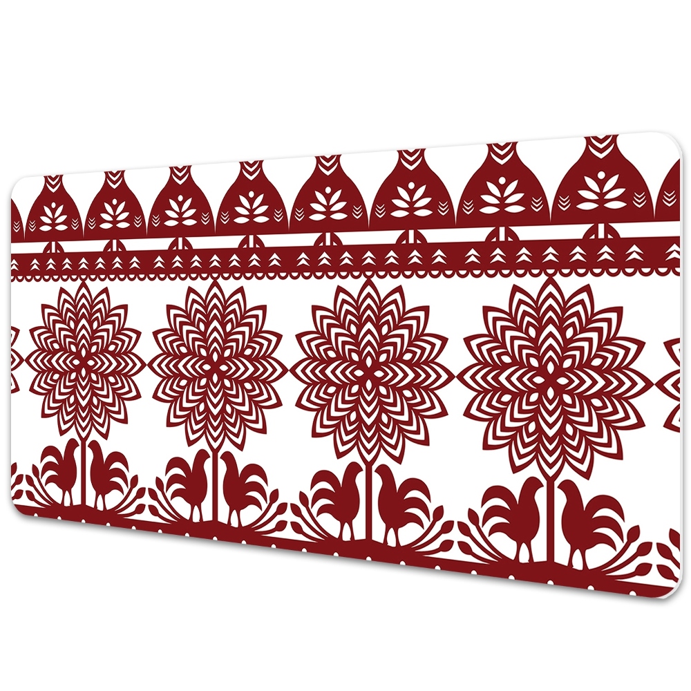 Iróasztal alátét Kurpie vintage kivágások